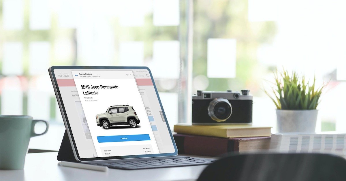 Modal Checkout on Bob Moore website
